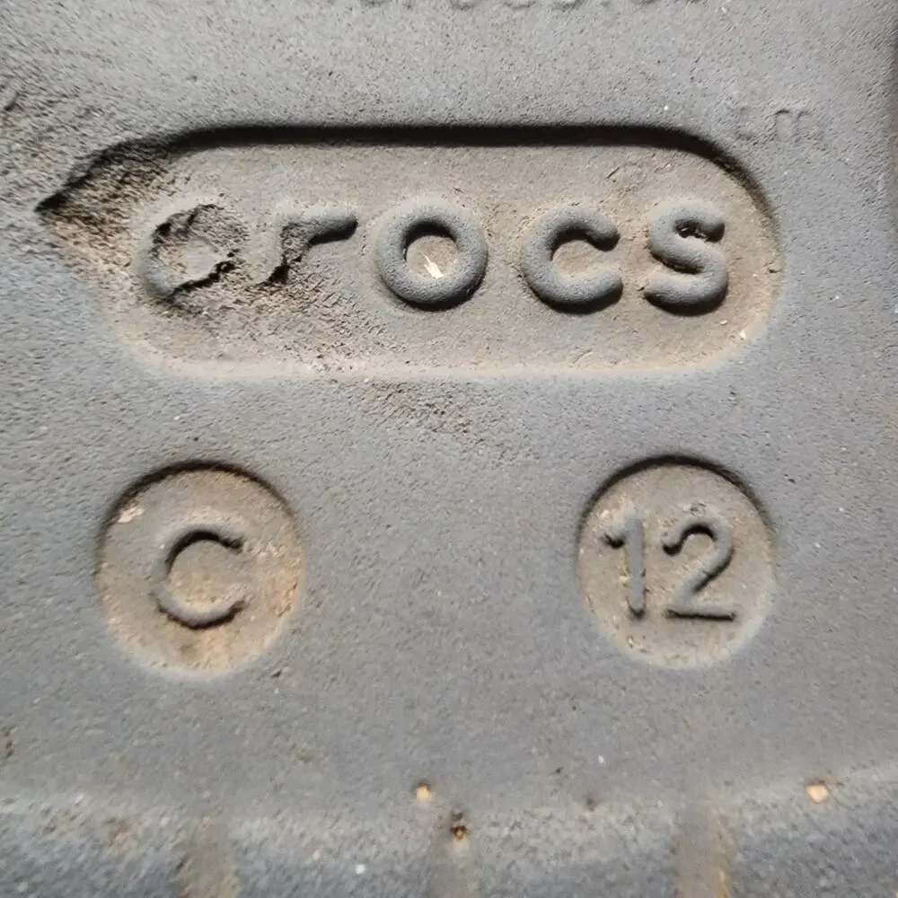 Crocs Youth Slip On Camo Clog Sandals Size C12